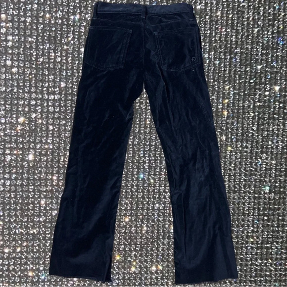 Fidelity Gwen Velveteen Ankle Skinny Jeans FIDELITY DENIM black velour velvet - Picture 2 of 6